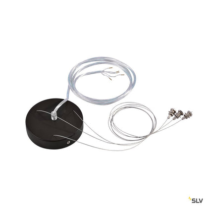SLV Abhängset für 1-10V MEDO LED, schwarz, 5-adrig