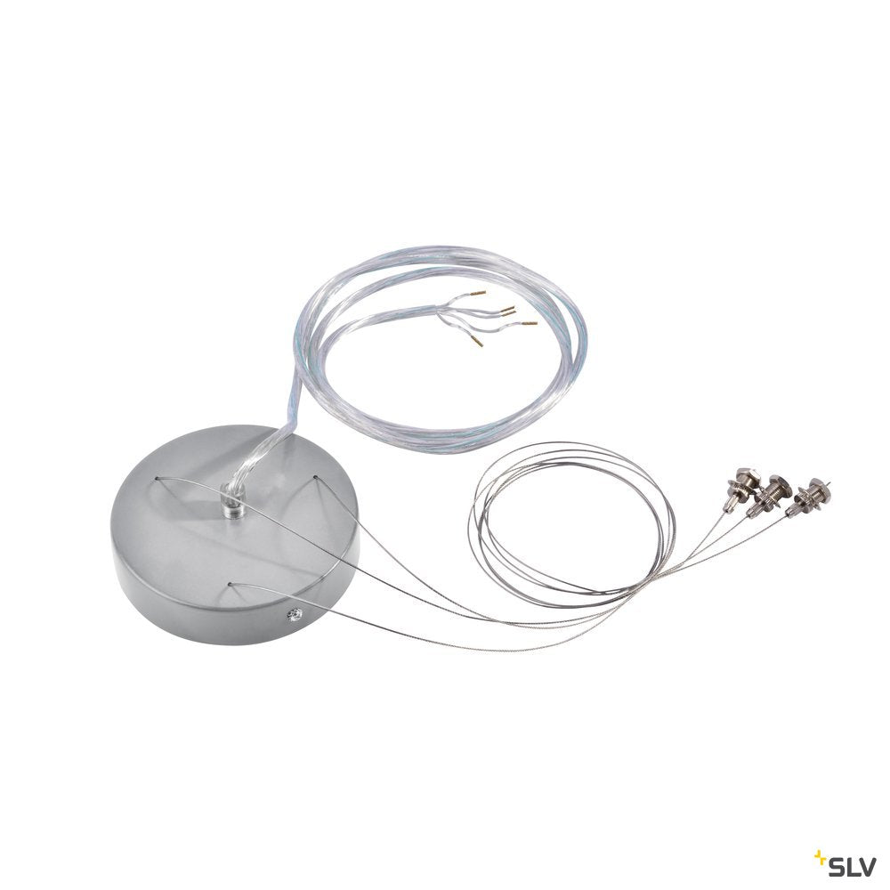 SLV Abhängset für 1-10V MEDO LED, silbergrau, 5-adrig