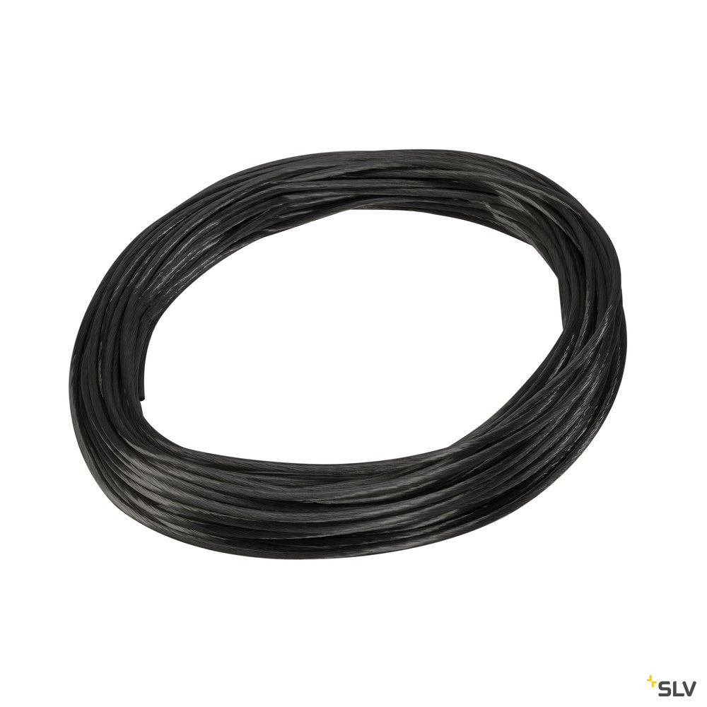 SLV NIEDERVOLT-SEIL, für TENSEO Niedervolt-Seilsystem, schwarz, 4mm², 20m