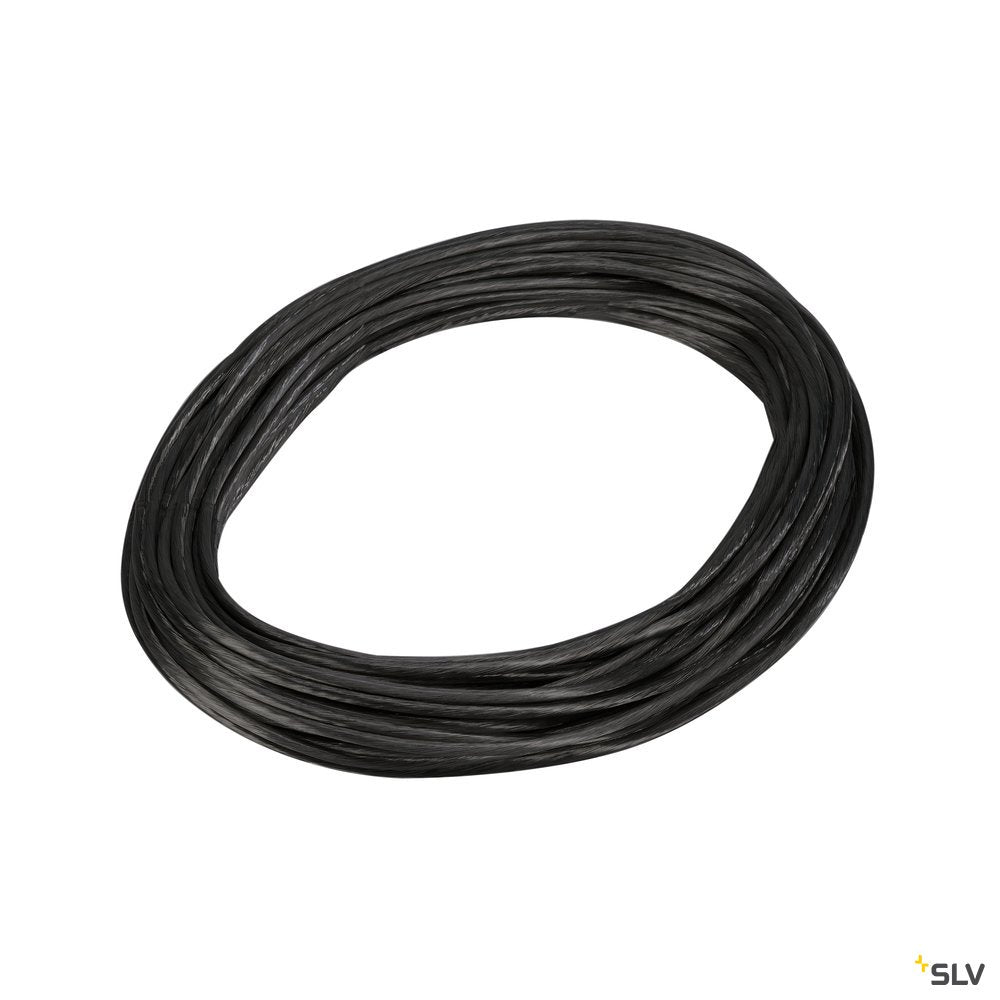 SLV NIEDERVOLT-SEIL, für TENSEO Niedervolt-Seilsystem, schwarz, 6mm², 20m