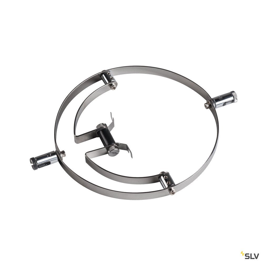 SLV QRB, Seilleuchte für TENSEO Niedervolt-Seilsystem, QR111, schwenkbar, chrom
