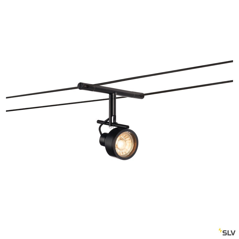 SLV SALUNA, Seilleuchte für TENSEO Niedervolt-Seilsystem, QR-C51, schwarz