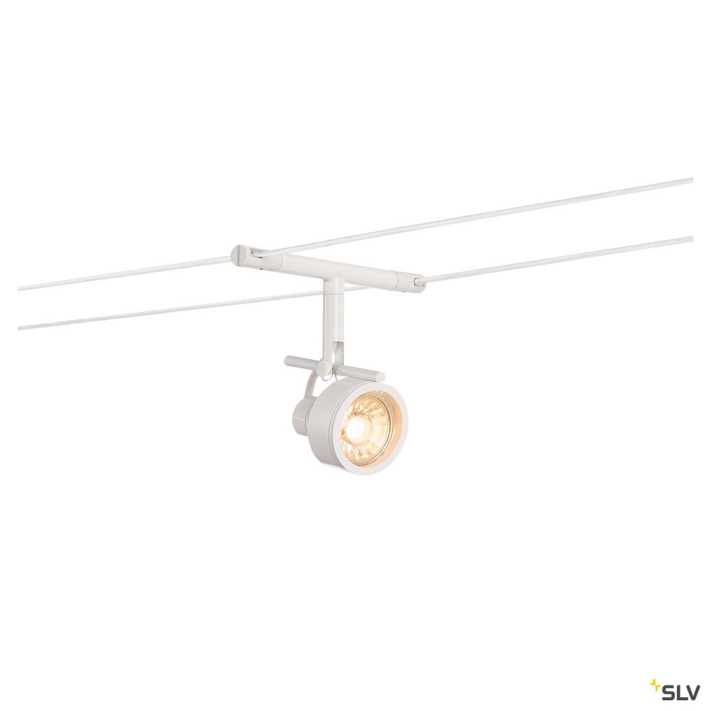 SLV SALUNA, Seilleuchte für TENSEO Niedervolt-Seilsystem, QR-C51, weiß