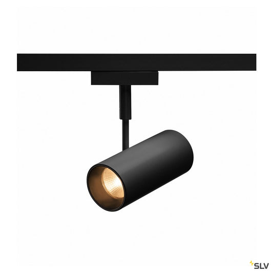 SLV REVILO LED Strahler für 2Phasen Hochvolt-Stromschiene, 2700K, schwarz, 36°, inkl. 2 Phasen-Adapter