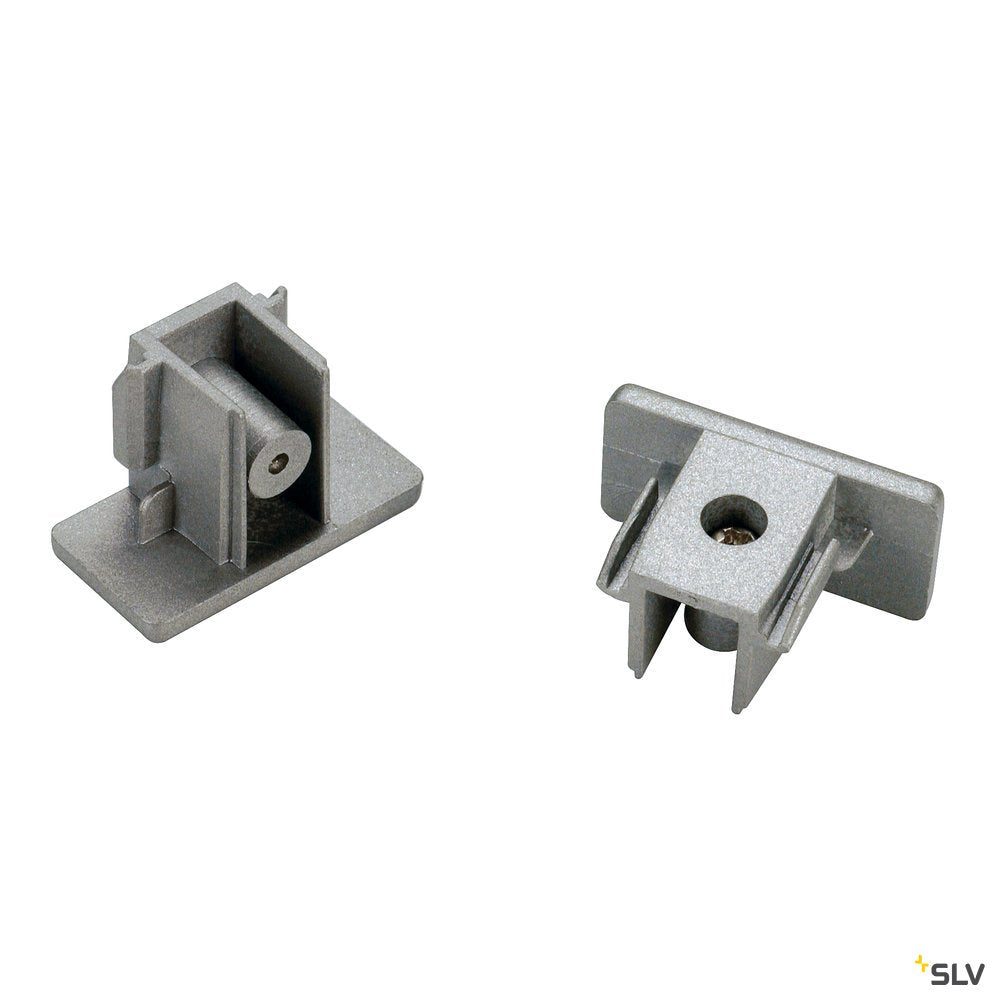 SLV Endkappe 1-Phasen Aufbau grau (2 Stück)