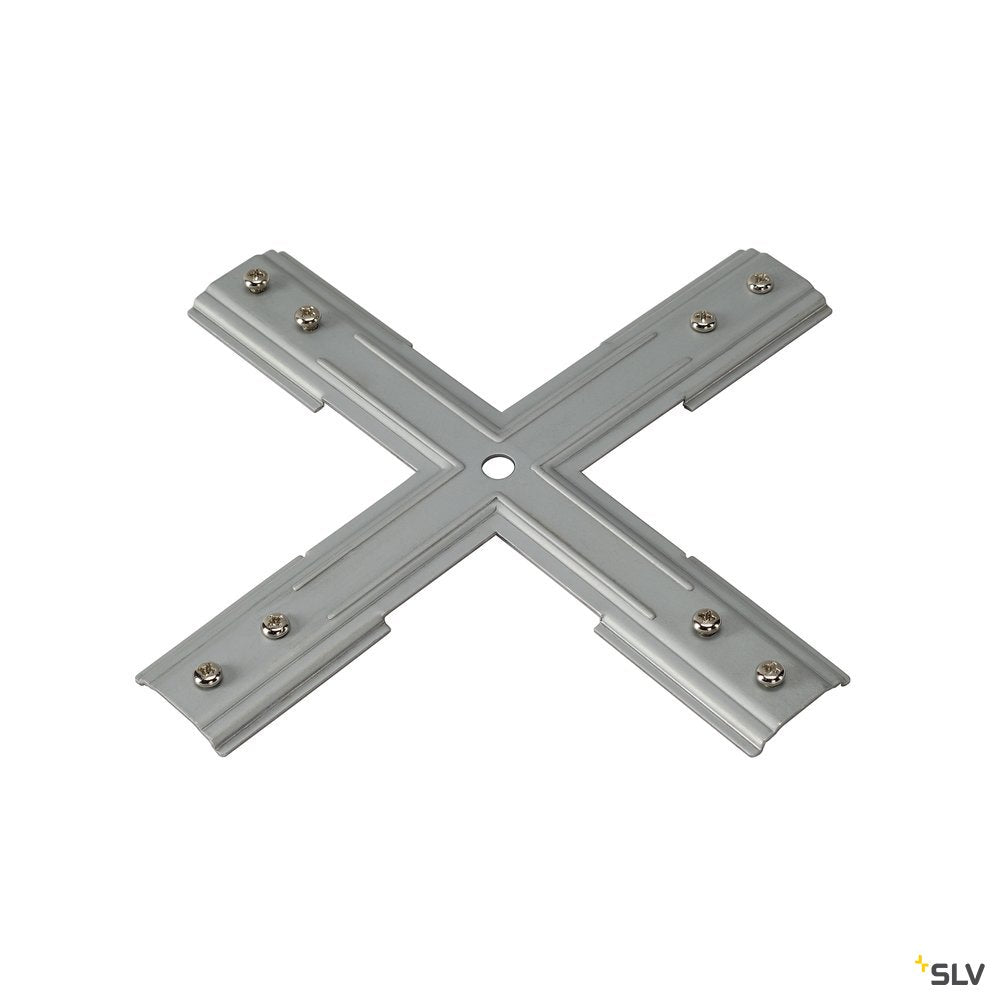 SLV Stabilisator X-Verbinder für 1-Phasen HV-Stromschiene, nickel matt