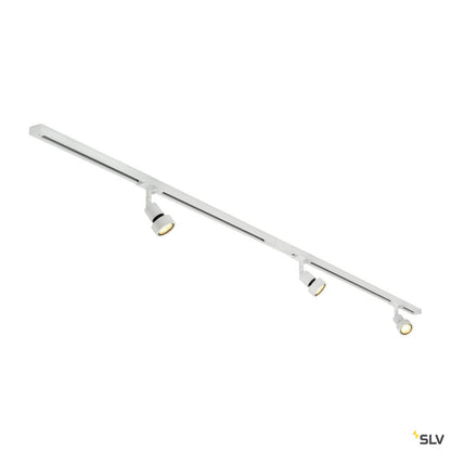SLV 1-Phasen Hochvolt-Set 3, weiss, 2x1m, inkl. 3xPURI und LED Leuchtmittel 4,3W