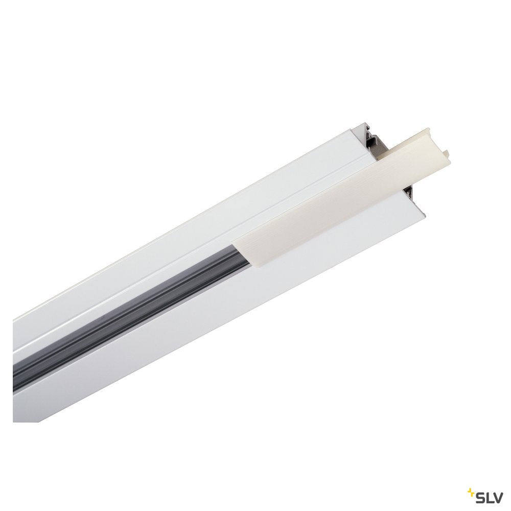 SLV Abdeckung für 1-Phasen HV-Stromschiene, Einbauversion weiss, 1m, 2 Stück