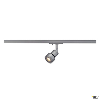 SLV Stromschienenstrahler PURI Leuchtenkopf grau GU10 50W 1P.