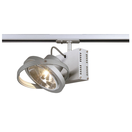 SLV TEC 1 QRB111 Strahler, silber-grau, G53, max. 50W, inkl.1P.-Adapter