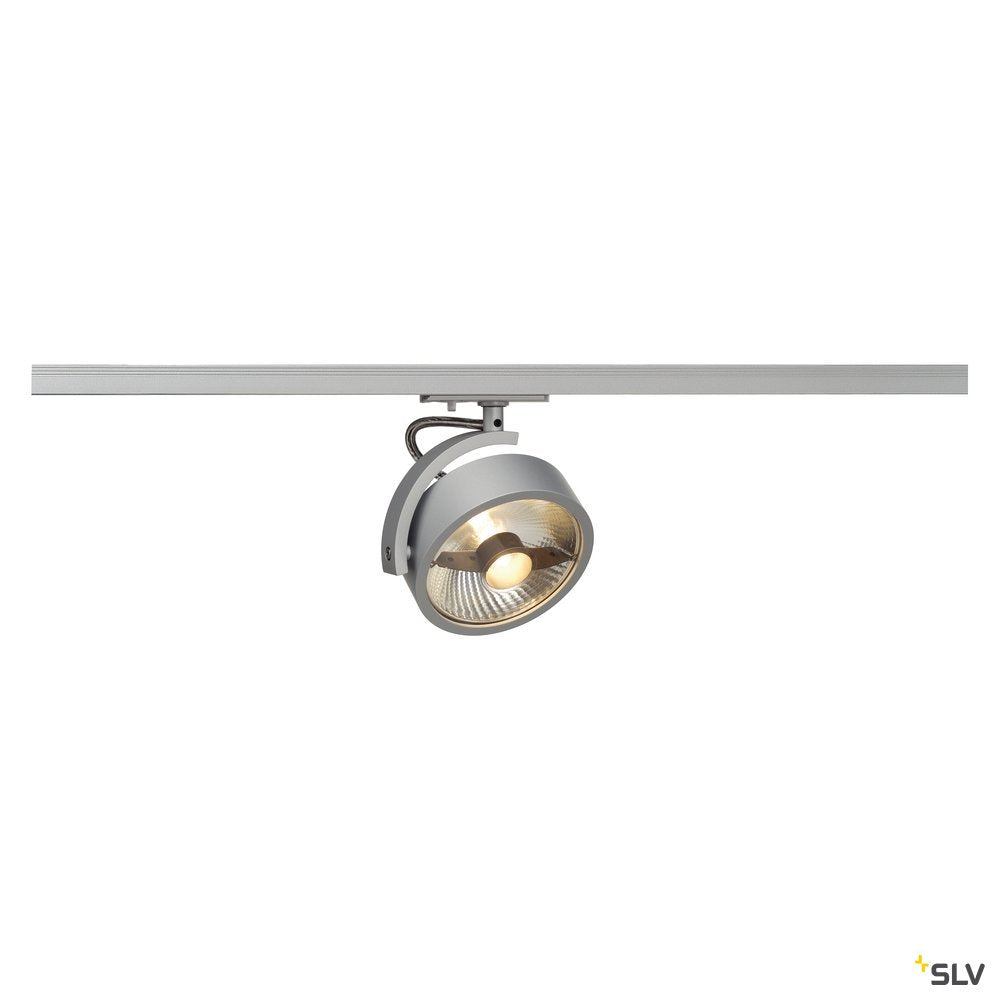 SLV KALU TRACK QPAR111 Leuchten- kopf, silber,inkl. 1P.-Adapter