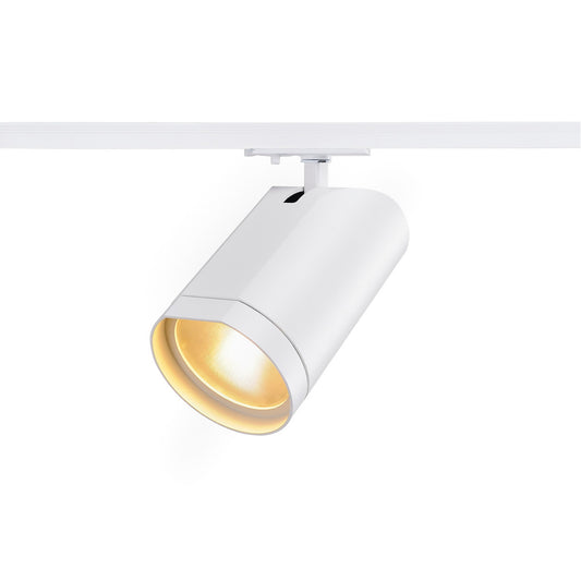 SLV BILAS LED Spot, rund, mattweiss, 15W, 25°, 2700K, inkl. 1P.-Adapter