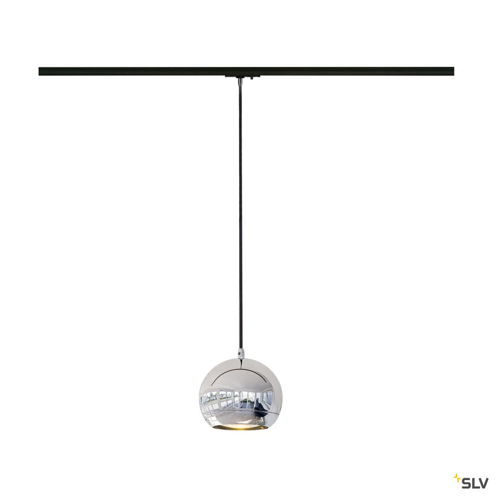 SLV LIGHT EYE Pendelleuchte, chrom, GU10, max. 75W, inkl. 1P.-Adapter