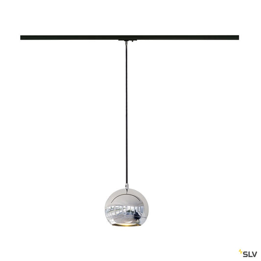 SLV LIGHT EYE Pendelleuchte, chrom, GU10, max. 75W, inkl. 1P.-Adapter