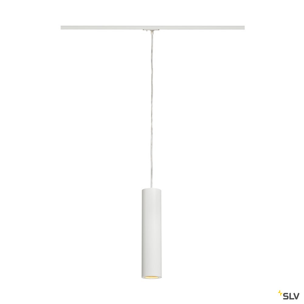 SLV ENOLA_B Pendelleuchte, PD-1, weiss, GU10, max. 50W, inkl. 1P.-Adapter