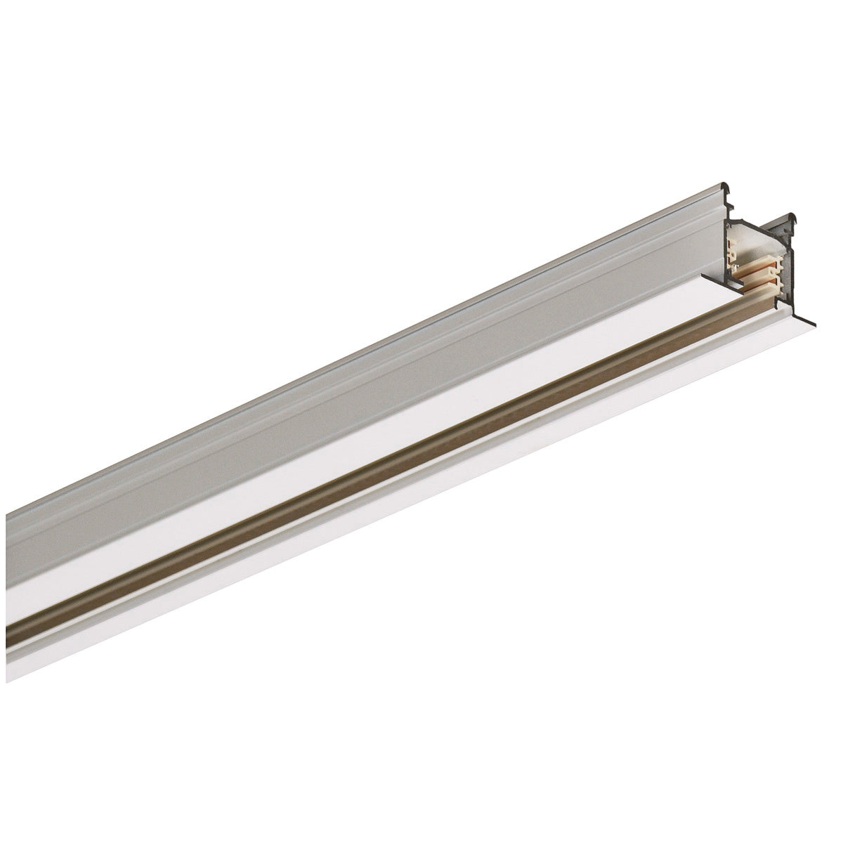 SLV EUTRAC 3-Phasen Einbauschiene, weiss, 2m