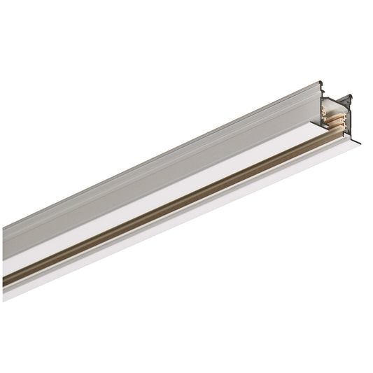 SLV EUTRAC 3-Phasen Einbauschiene, weiss, 3m