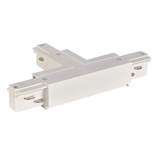 SLV EUTRAC T-Verbinder Erde links, weiss