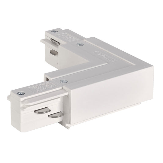 SLV EUTRAC L-Verbinder Erde innen, weiss