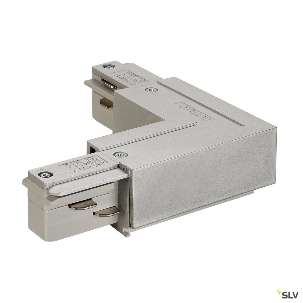 SLV L-Verbinder EUTRAC 3-Phasen SL innen silbergrau