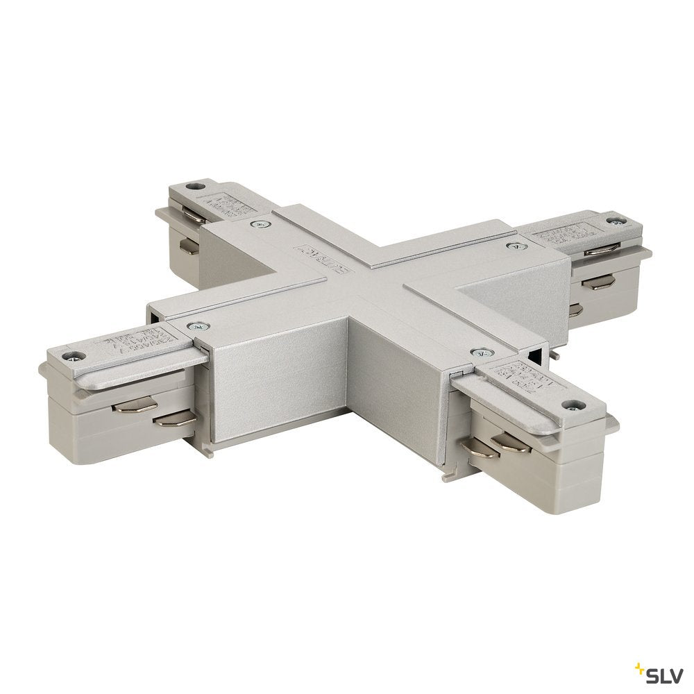 SLV X-Verbinder EUTRAC 3-Phasen silbergrau