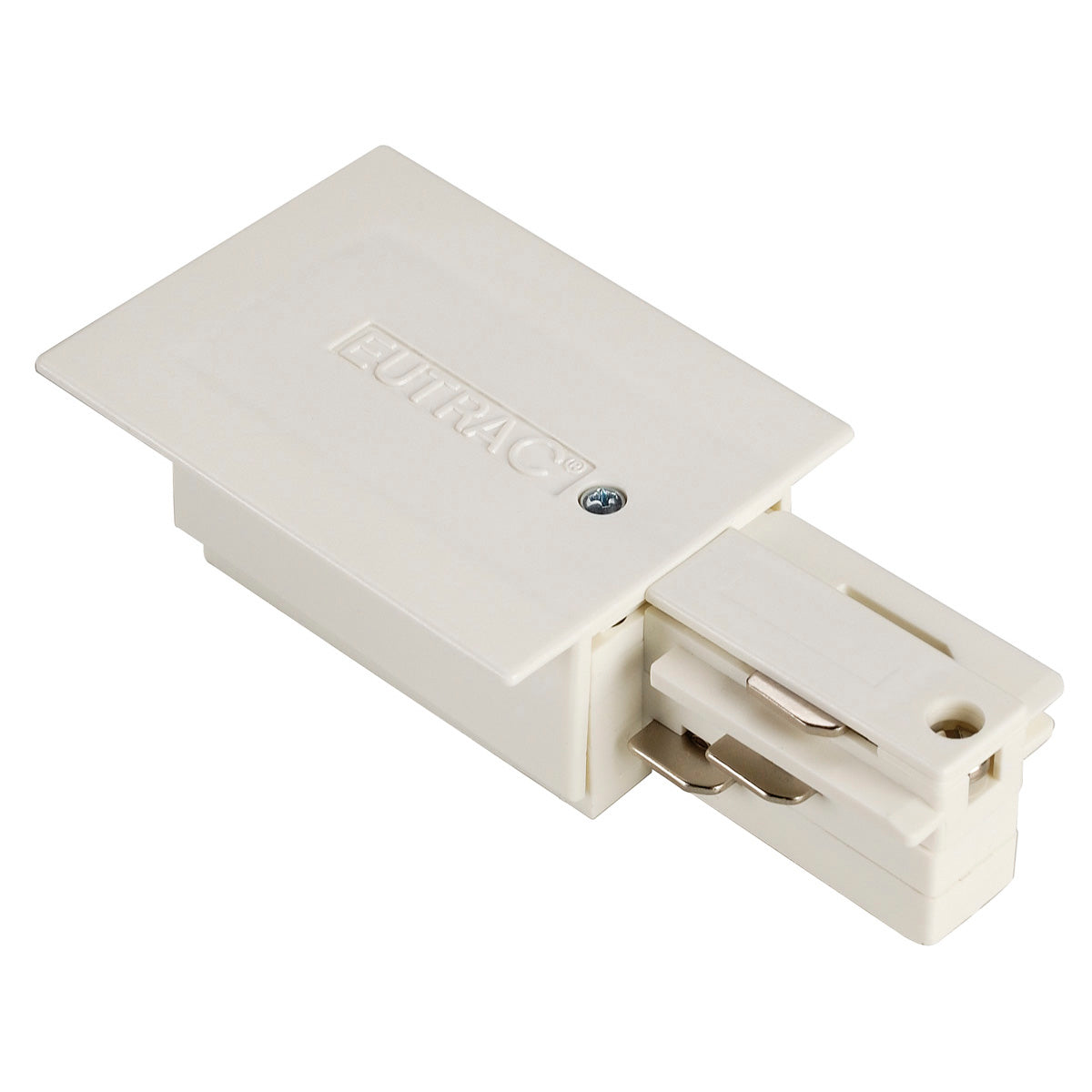 SLV EUTRAC Einspeiser für3-Phasen Einbauschiene,weiss, Erde rechts