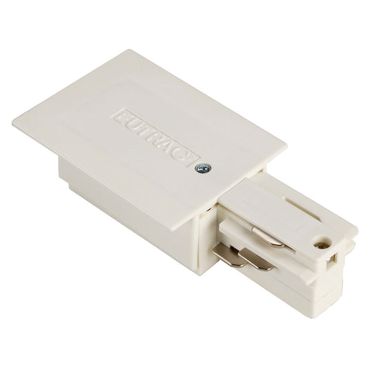 SLV EUTRAC Einspeiser für3-Phasen Einbauschiene,weiss, Erde rechts
