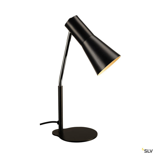 SLV PHELIA Tischleuchte, schwarz, aluminium/stahl, GU10