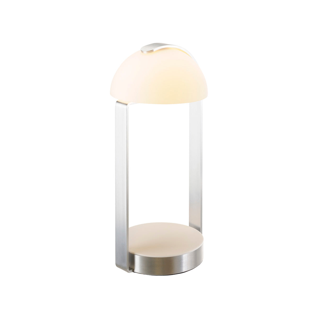 SLV Mod. 86 LED, Tischleuchte, weiss/ silber