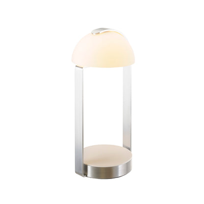SLV Mod. 86 LED, Tischleuchte, weiss/ silber