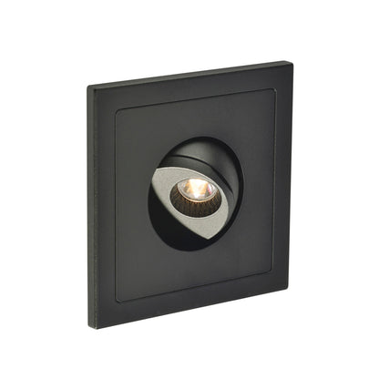 SLV PHO Wandleuchte, mattschwarz, 1W LED, 3000K