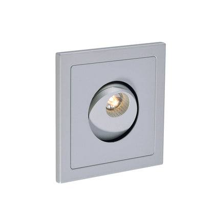 SLV PHO Wandleuchte, silbergrau, 1W LED, 3000K