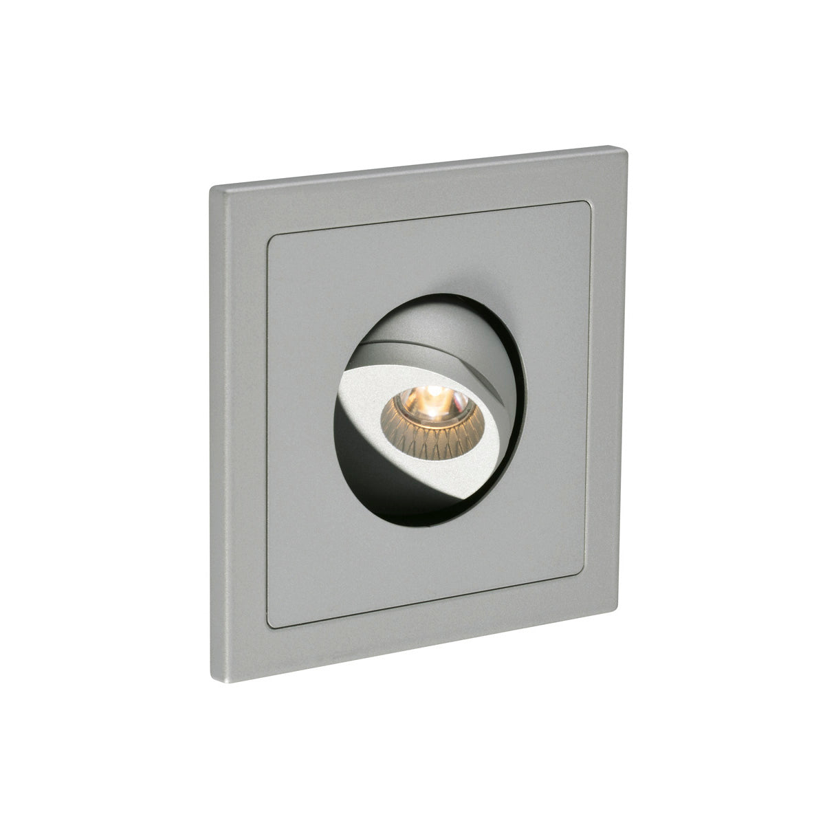 SLV PHO Wandleuchte, silbergrau, 1W LED, 3000K