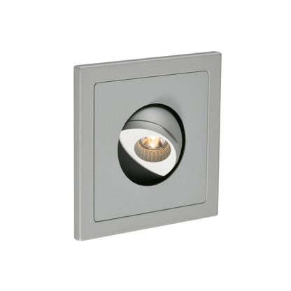 SLV PHO Wandleuchte, silbergrau, 1W LED, 3000K