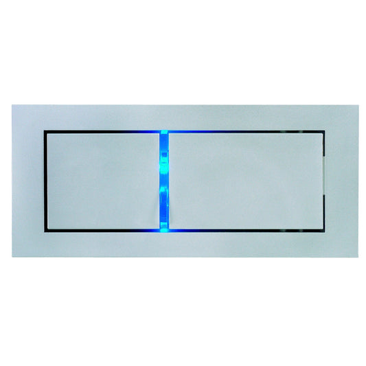 SLV BEDSIDE LINKS Wandleuchte, silbergrau, 3W LED, 4000K, mit blauem Orientierungslicht