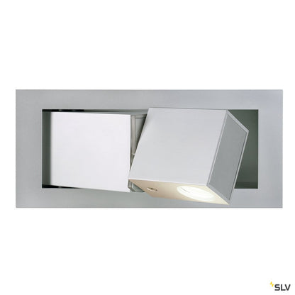 SLV Wandleuchte BEDSIDE RECHTS grau 3W LED 3000K