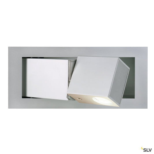 SLV Wandleuchte BEDSIDE RECHTS grau 3W LED 3000K