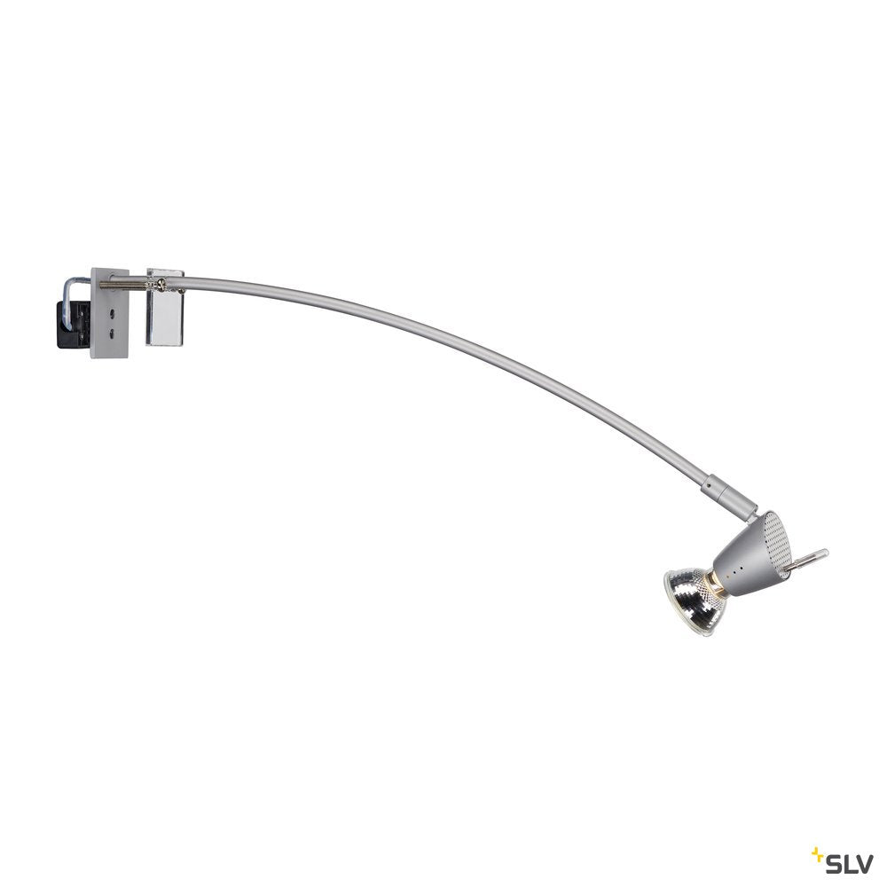 SLV FILI Displayleuchte, silber- grau, GU10, max. 75W, mit Klemme