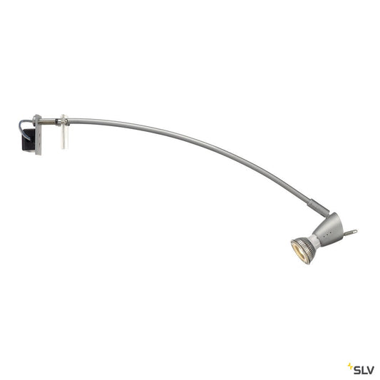 SLV FILI Displayleuchte, silber- grau, GU10, max. 75W, mit Klemme