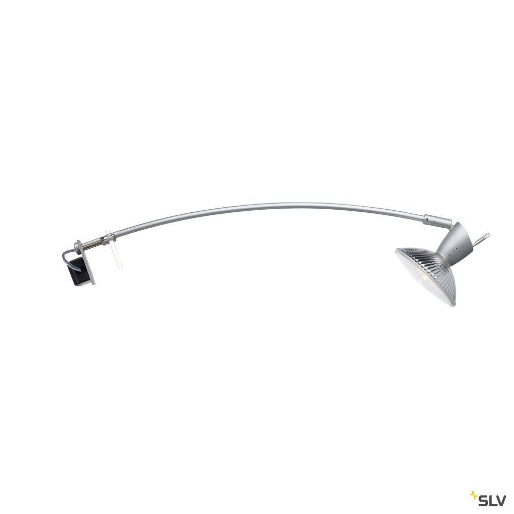 SLV FILI Displayleuchte, silber- grau, GU10, max. 75W, mit Klemme