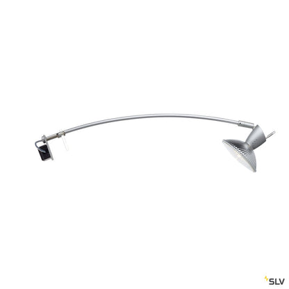 SLV FILI Displayleuchte, silber- grau, GU10, max. 75W, mit Klemme