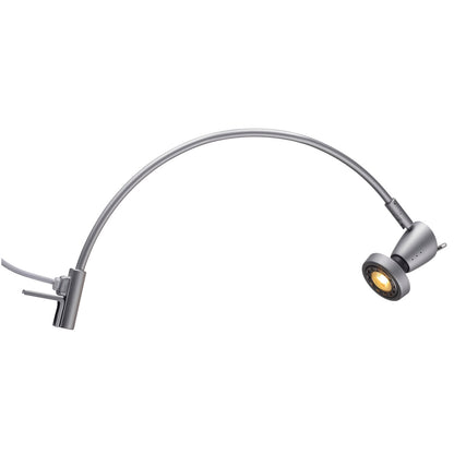 SLV HIBIT Displayleuchte, silbergrau, GU10, max. 75W
