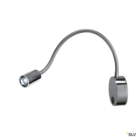 SLV DIO FLEX PLATE LED Wandleuchte chrom, 1x1W, neutralweiss, 4000K