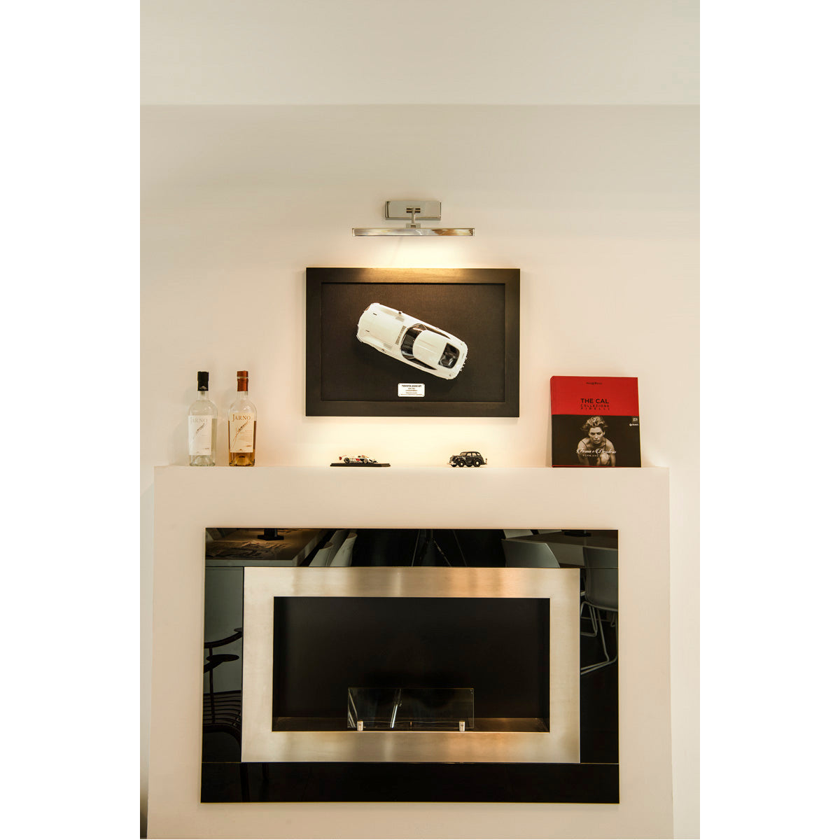 SLV LED Bilderleuchte STRIP, chrom, 2W, inkl. LED Strip mit 24 warmweissen LED