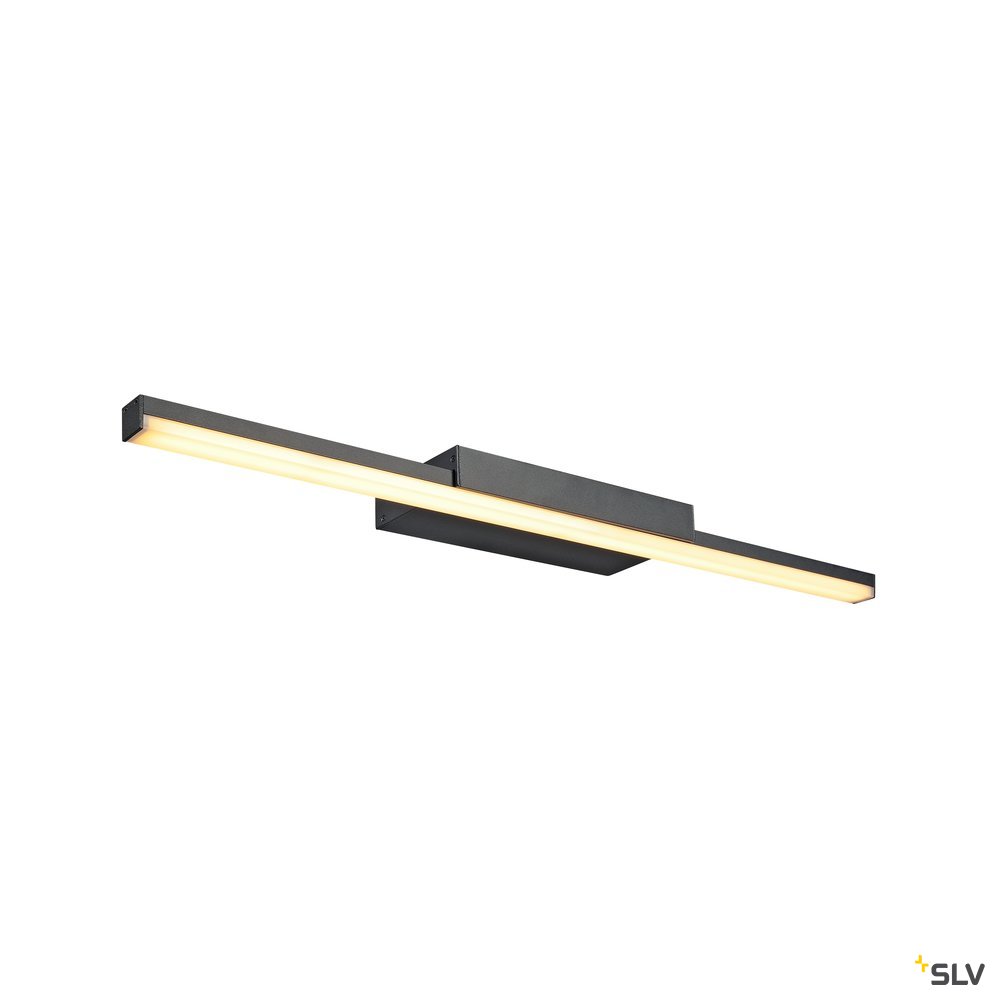 SLV GLENOS Spiegelleuchte, schwarz LED,3000K