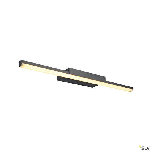 SLV GLENOS Spiegelleuchte, schwarz LED,3000K