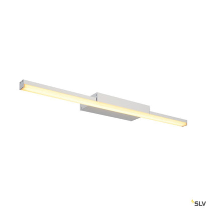 SLV GLENOS Spiegelleuchte, silber LED,3000K