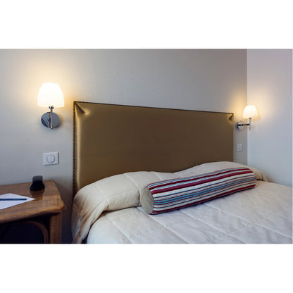 SLV Wandleuchte RIOTTE WALL chrom/Glas satiniert E14 40W