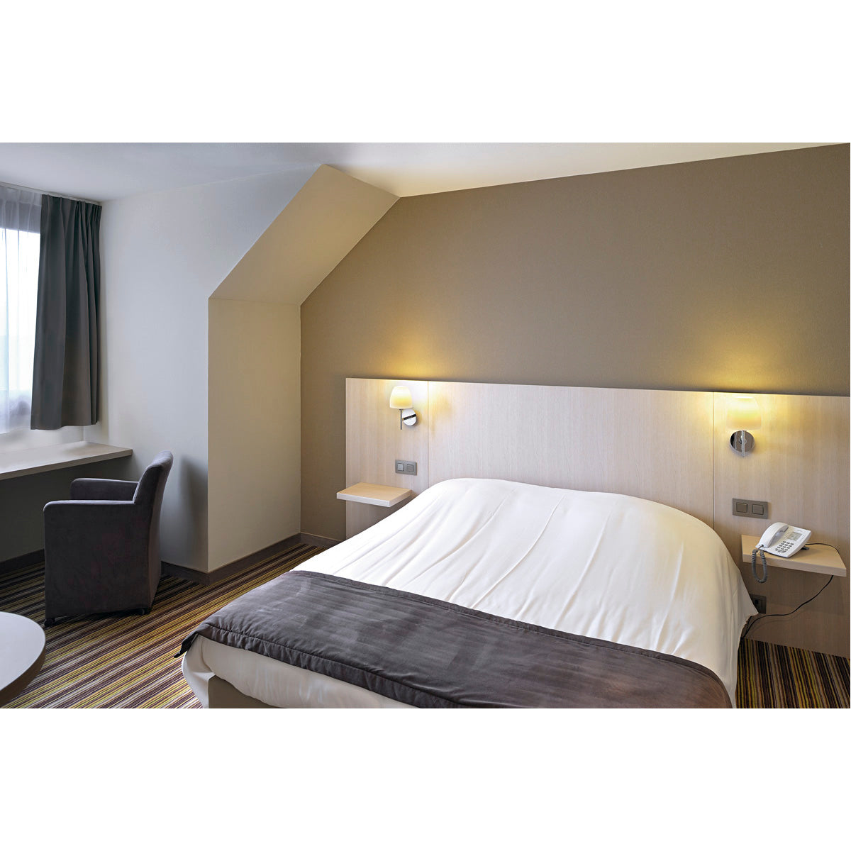 SLV Wandleuchte RIOTTE WALL chrom/Glas satiniert E14 40W