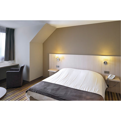 SLV Wandleuchte RIOTTE WALL chrom/Glas satiniert E14 40W